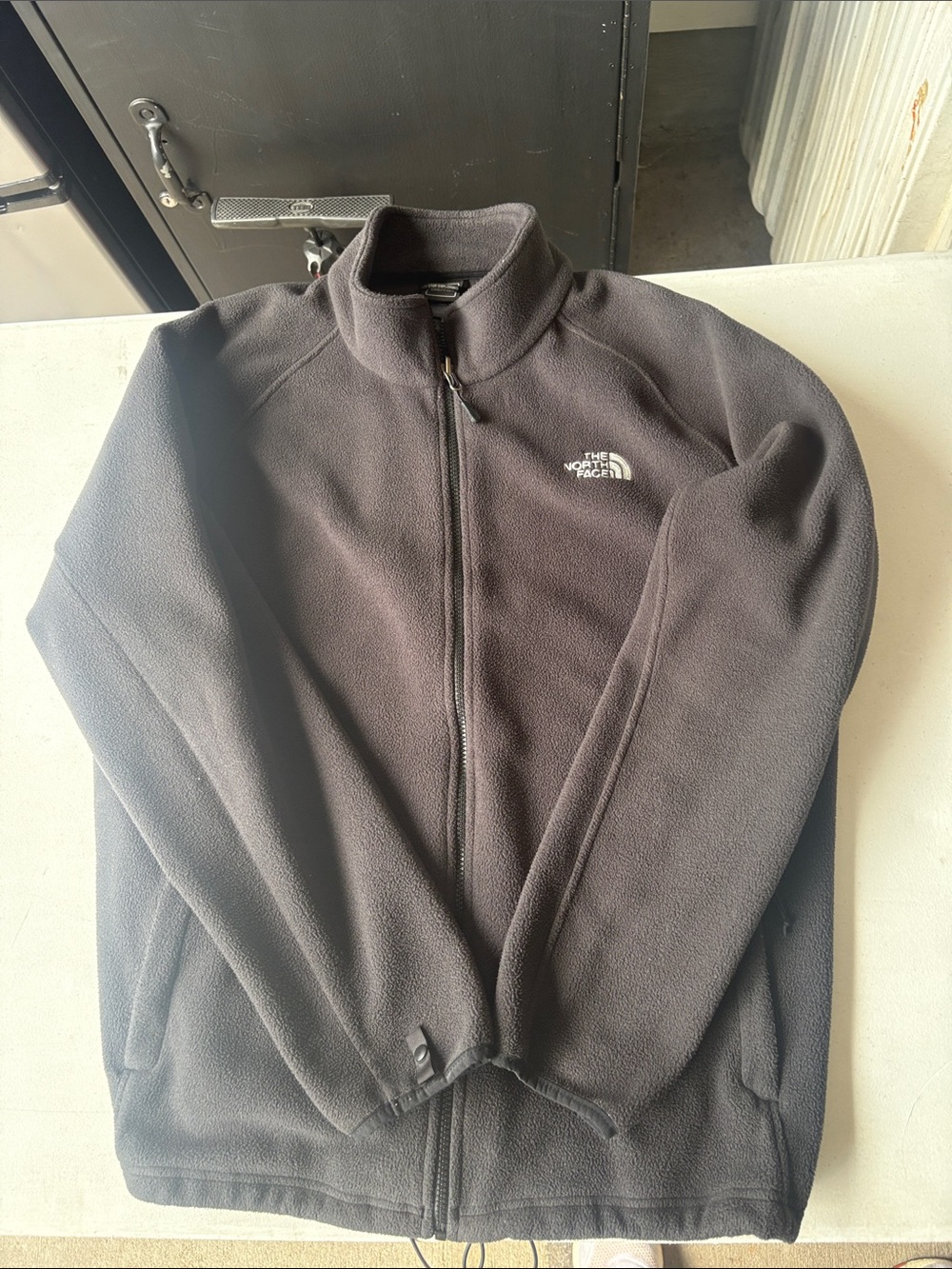 The North Face Black Full-Zip Fleece Jacket